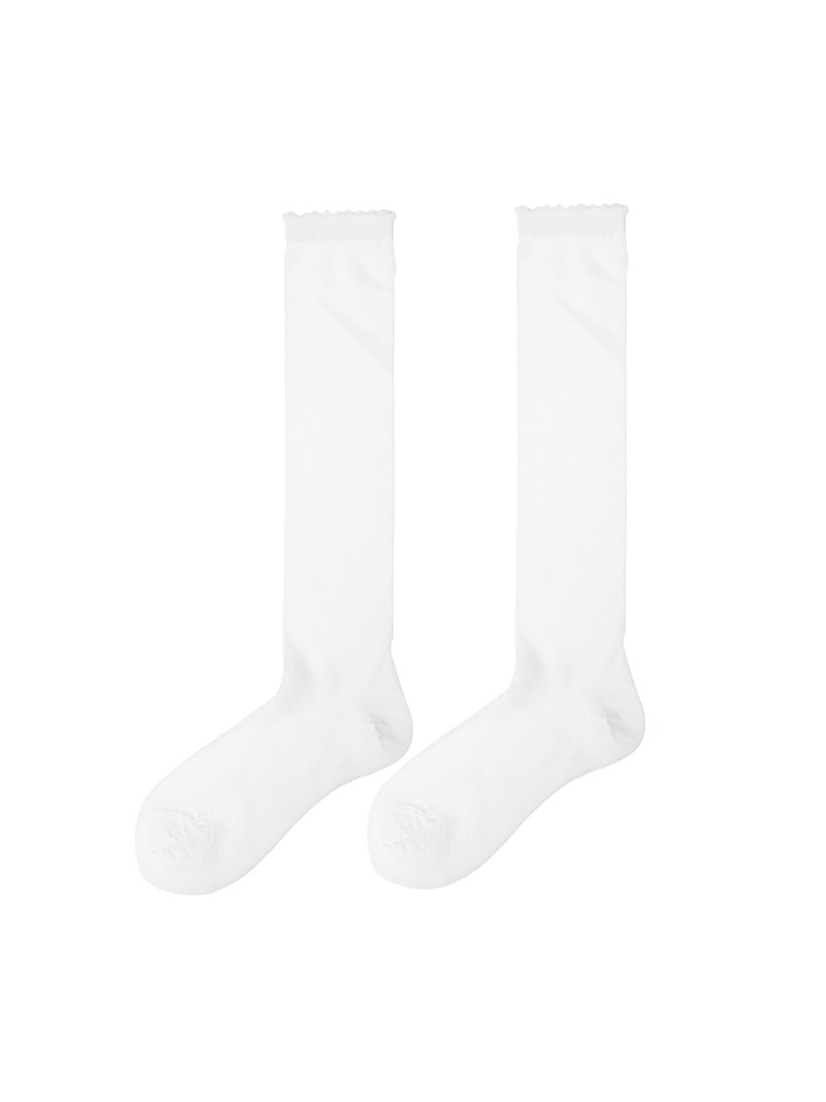 Sheer Glitter Knee High Stocking for Women Nylon Trouser Socks - Yangma