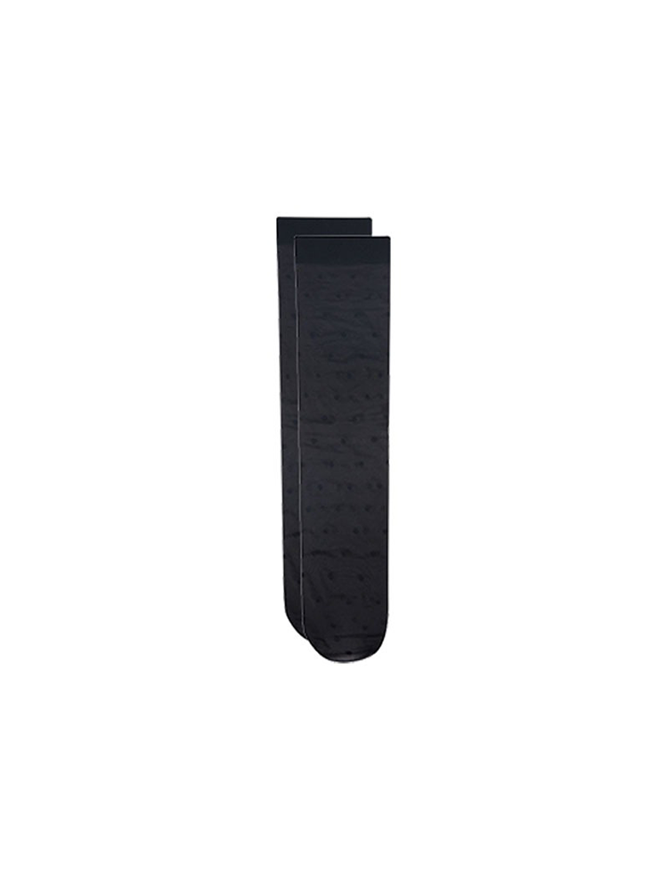 Sheer Knee High Stocking for Women Lady Spot Nylon Trouser Socks - Yangma