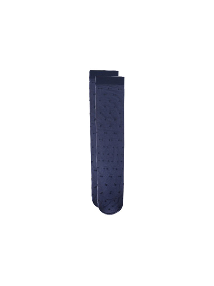 Sheer Knee High Stocking for Women Lady Spot Nylon Trouser Socks - Yangma