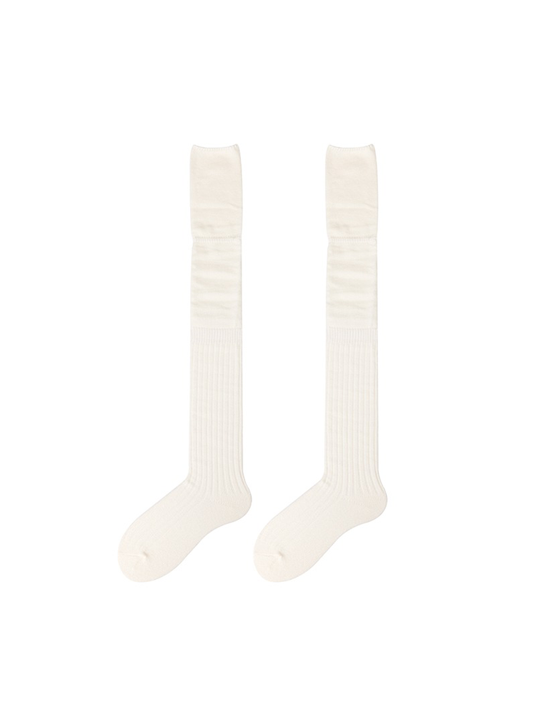 Women's Thigh Knee High Socks Boot Stocking Knit Leg Warmers - Yangma