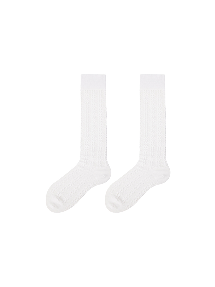 Women's Cable Knit Thigh High Boot Socks Extra Long Winter Stockings Leg Warmers - Yangma