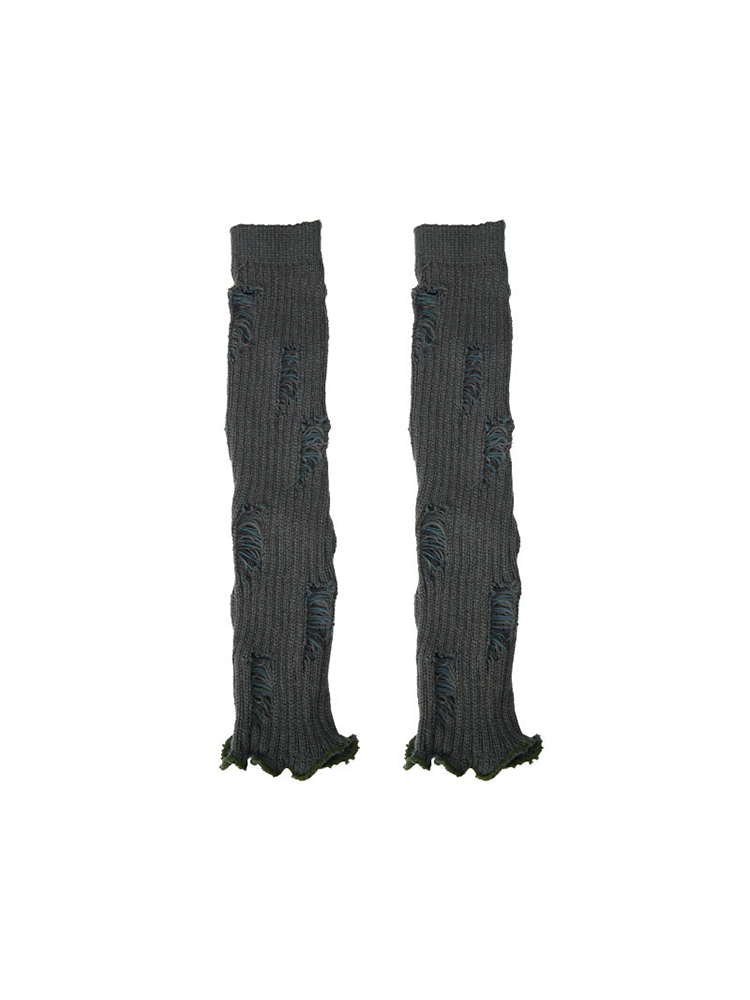 Leg Warmers for Women Knee High Knit Warm Thermal Acrylic Winter Sleeve - Yangma