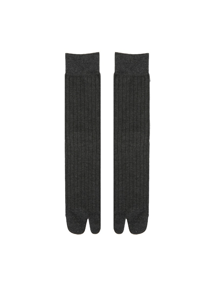 Tabi Socks Pairs of Crew Split Toe for Women Breathable Stripe Mid-Length Ankle - Yangma