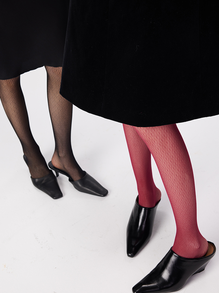Sheer Snag-Resistant High-Stretch Diamond Fishnet Pantyhose - Sexy Design - Yangma