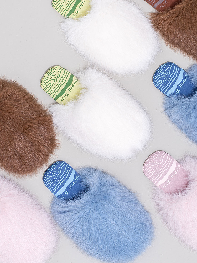 Winter Plush Non Slip Soft Sole Closed-Toe House Slippers