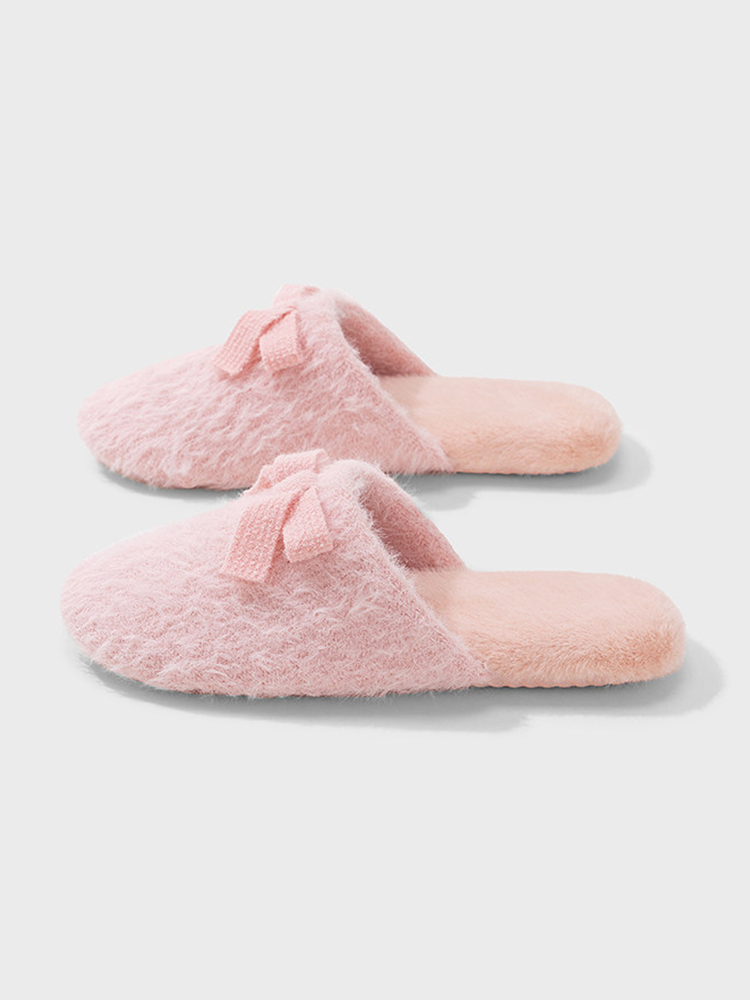 Winter Quiet Soft Sole Non Slip Closed-Toe House Slippers