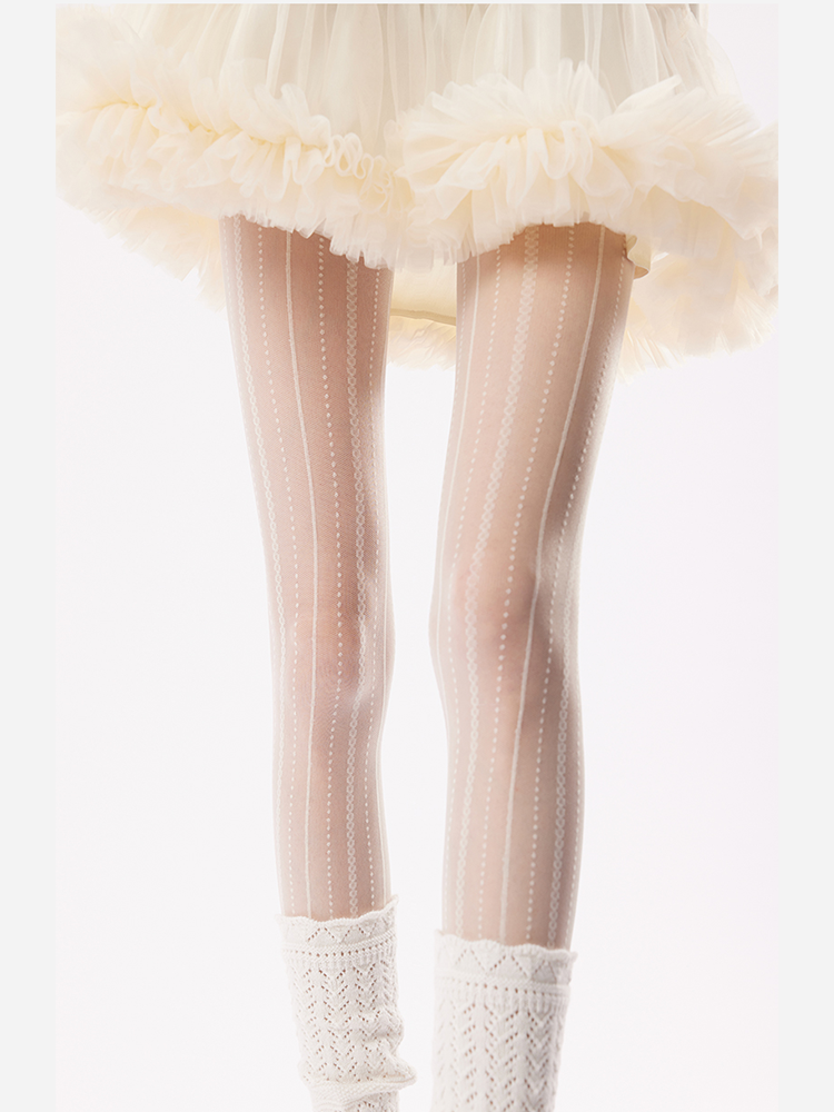 Sheer Polka Dot Tights