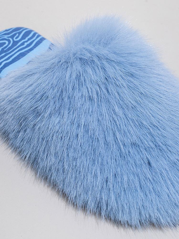 Winter Plush Non Slip Soft Sole Closed-Toe House Slippers