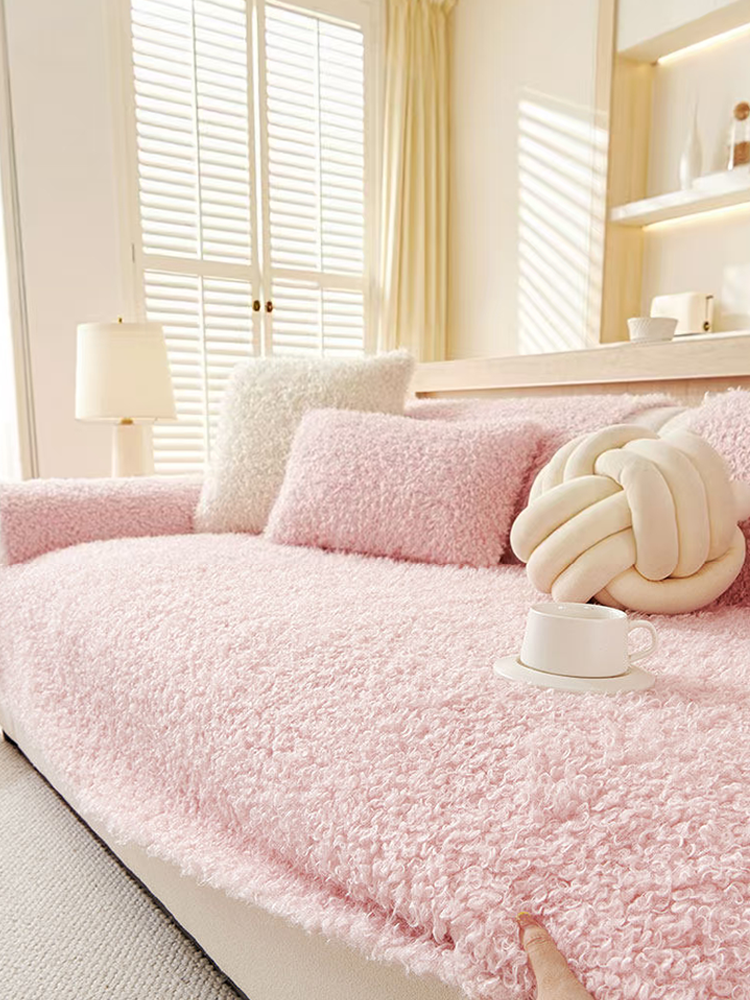 Soft Plush Thickened Non Slip Sofa Cover