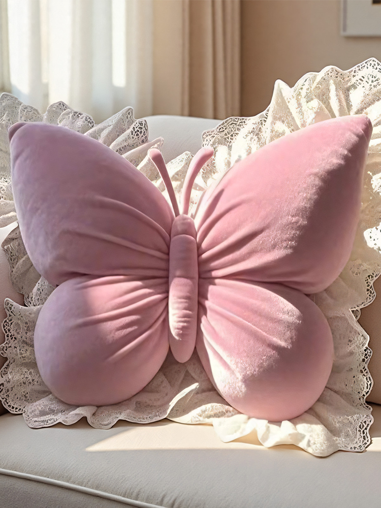 Butterfly Shaped Decorative Pillow for Sofa Bedroom
