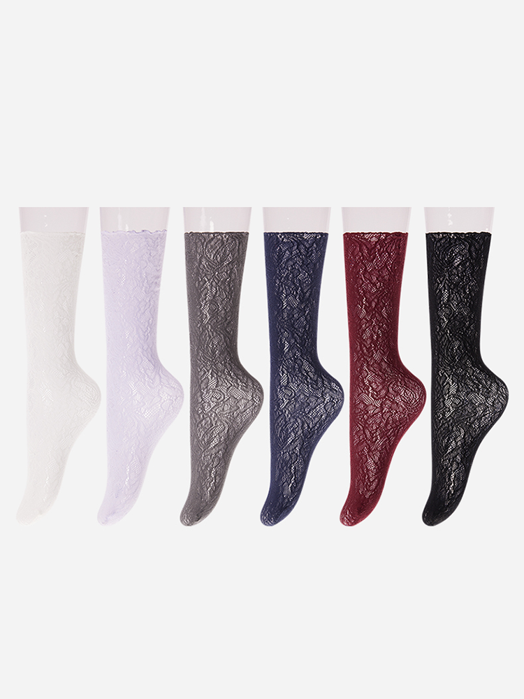 Ballet Lace Crew Socks