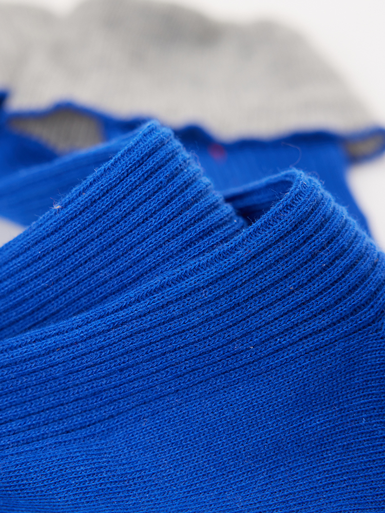 Retro Contrast Crew Socks