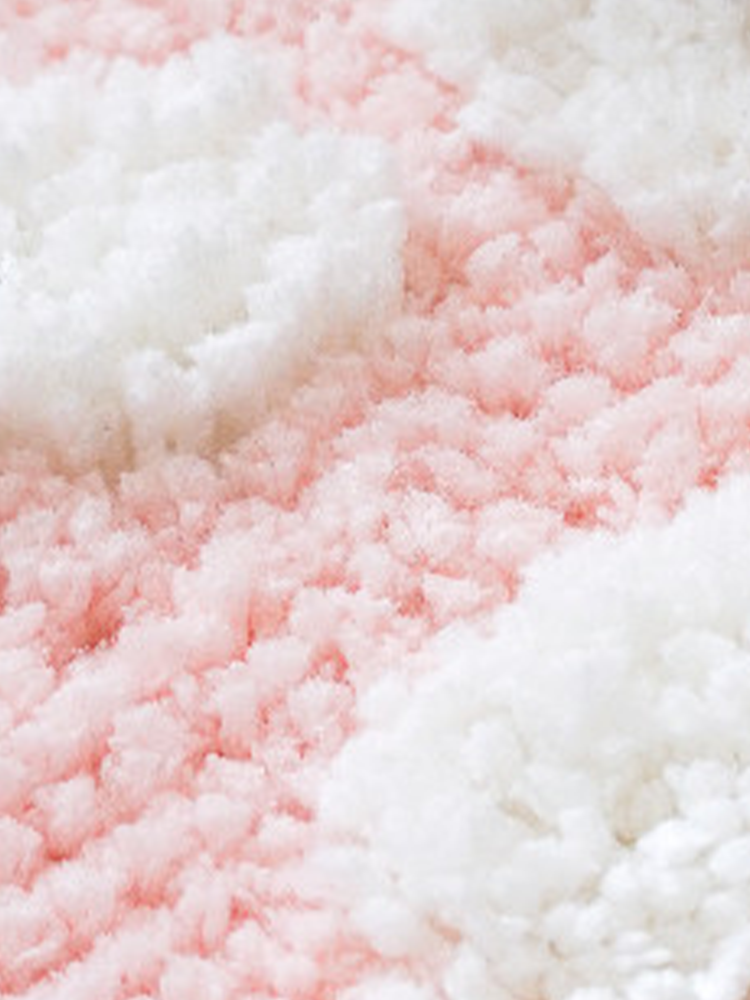 Luxury Butterfly Thick Accent Rugs Irregular Shape