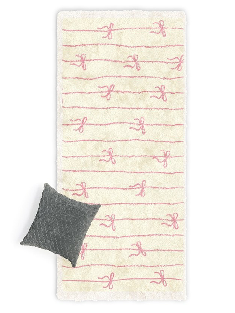 Cute Bow Thick Luxury Runner Rugs