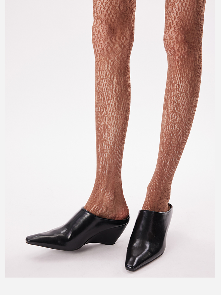 Y2K Floral Mesh Tights