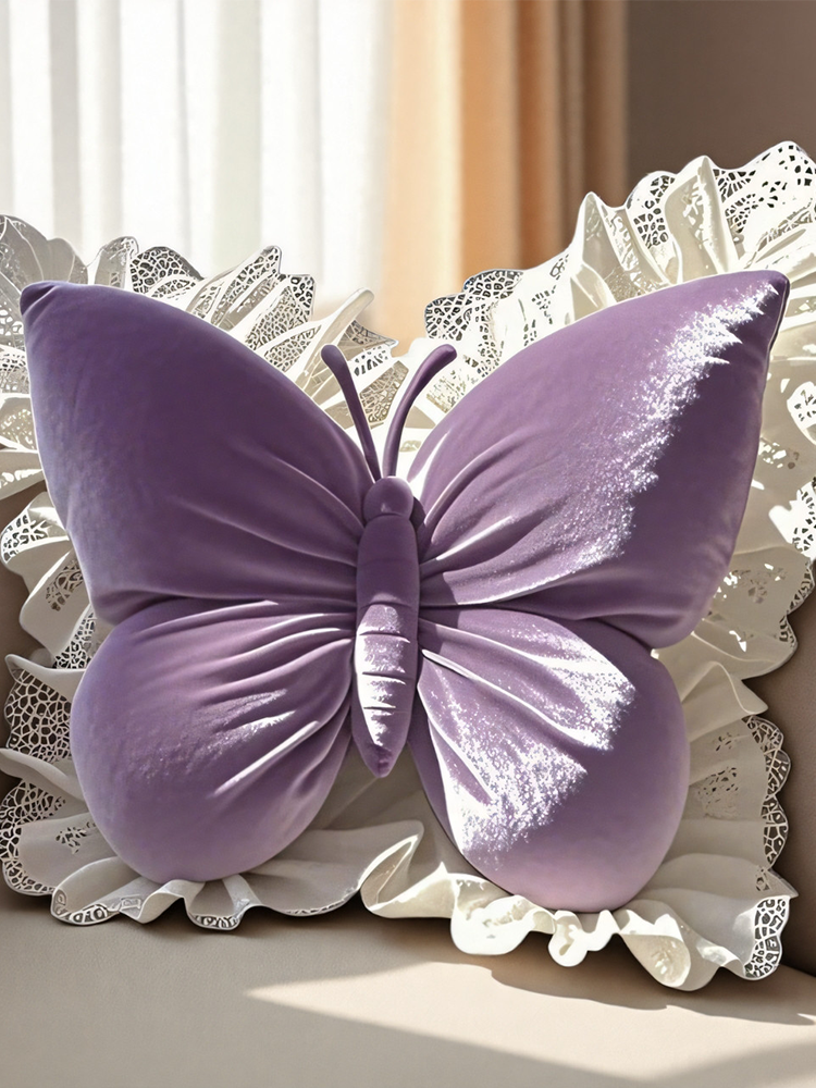 Butterfly Shaped Decorative Pillow for Sofa Bedroom