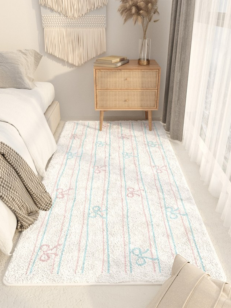 Cute Bow Thick Luxury Runner Rugs