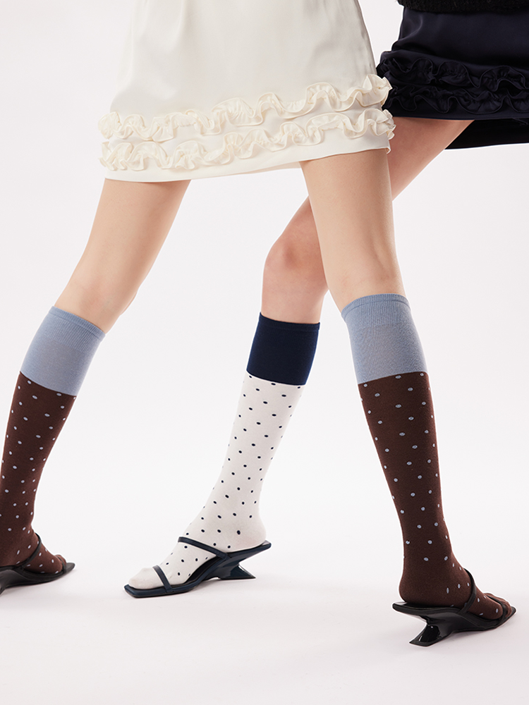 Polka Dot Leg Socks
