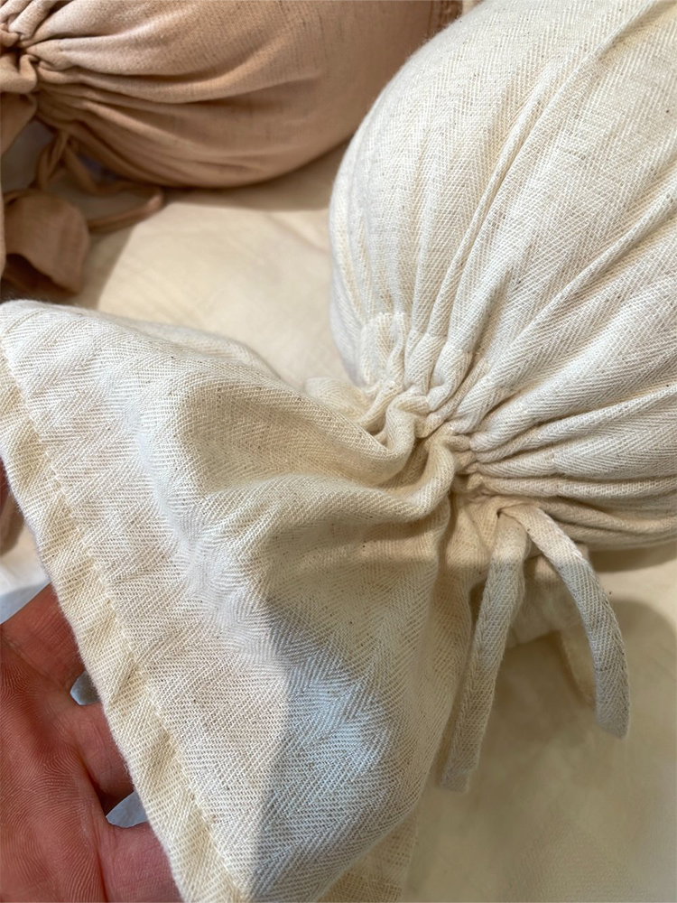 French Vintage Cotton Linen Blend Removable Throw Pillow