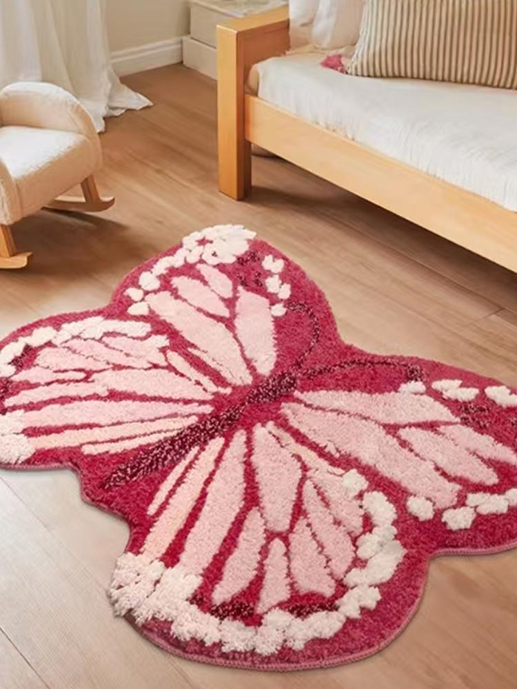 Irregular Machine Washable Accent Rugs for Bedroom Kids Room