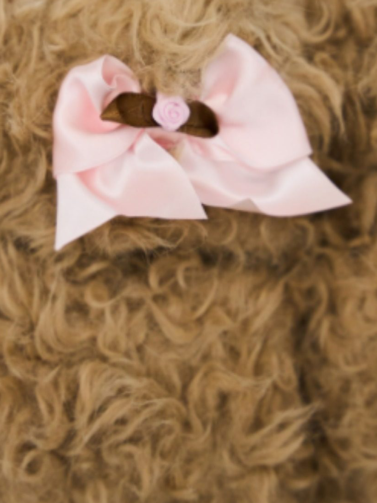 Cute Bear Faux Shearling House Slippers