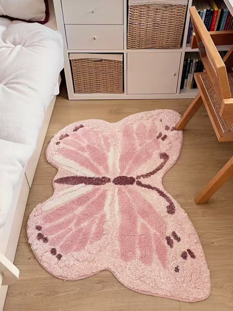 Irregular Machine Washable Accent Rugs for Bedroom Kids Room