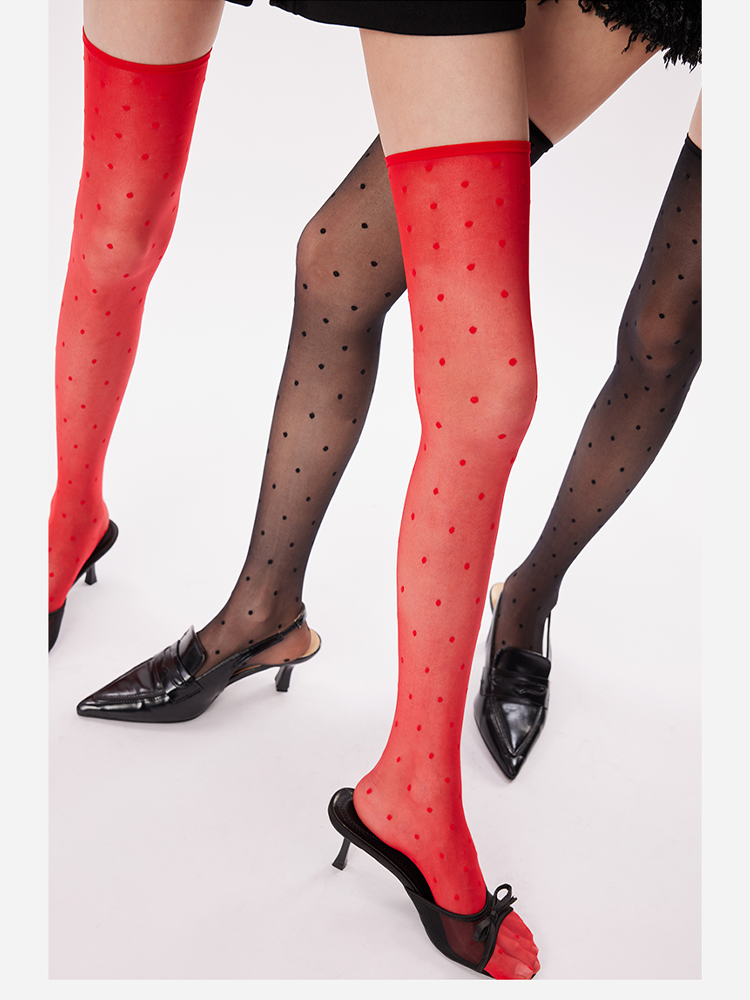 Sexy Overknee Patterned Socks