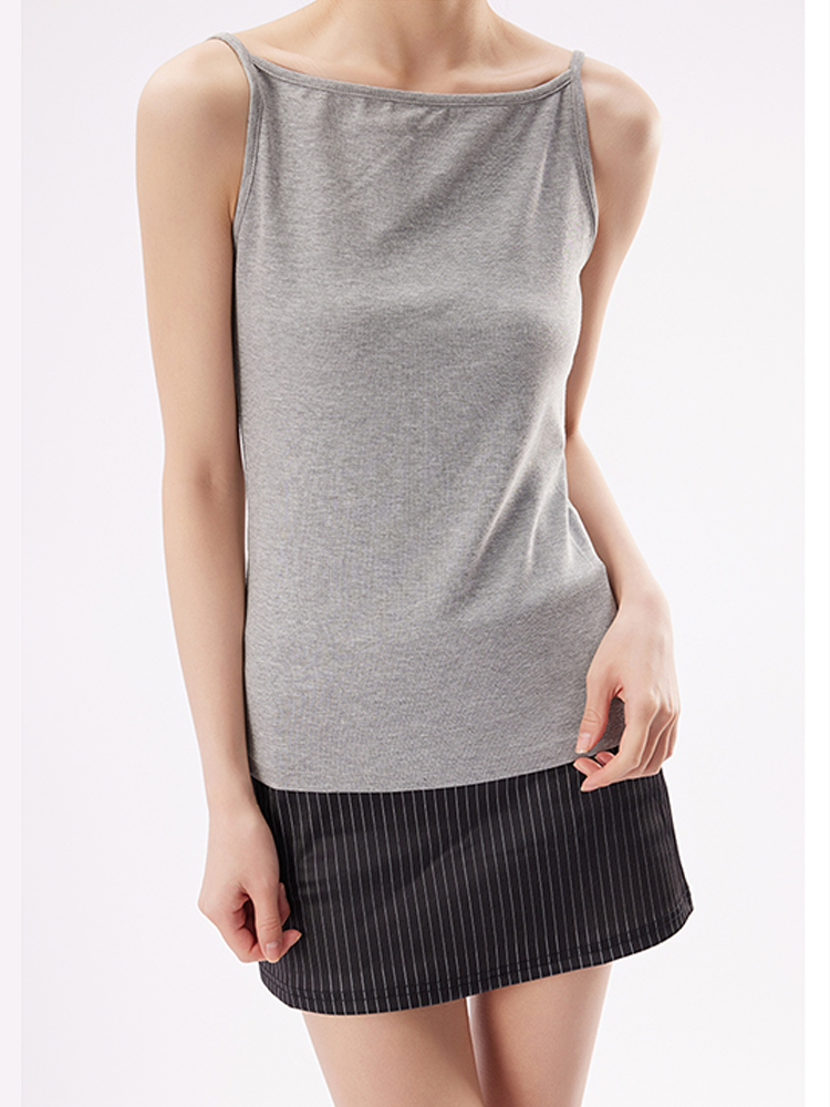 Reversible Spaghetti Strap Tank Top – Black & White