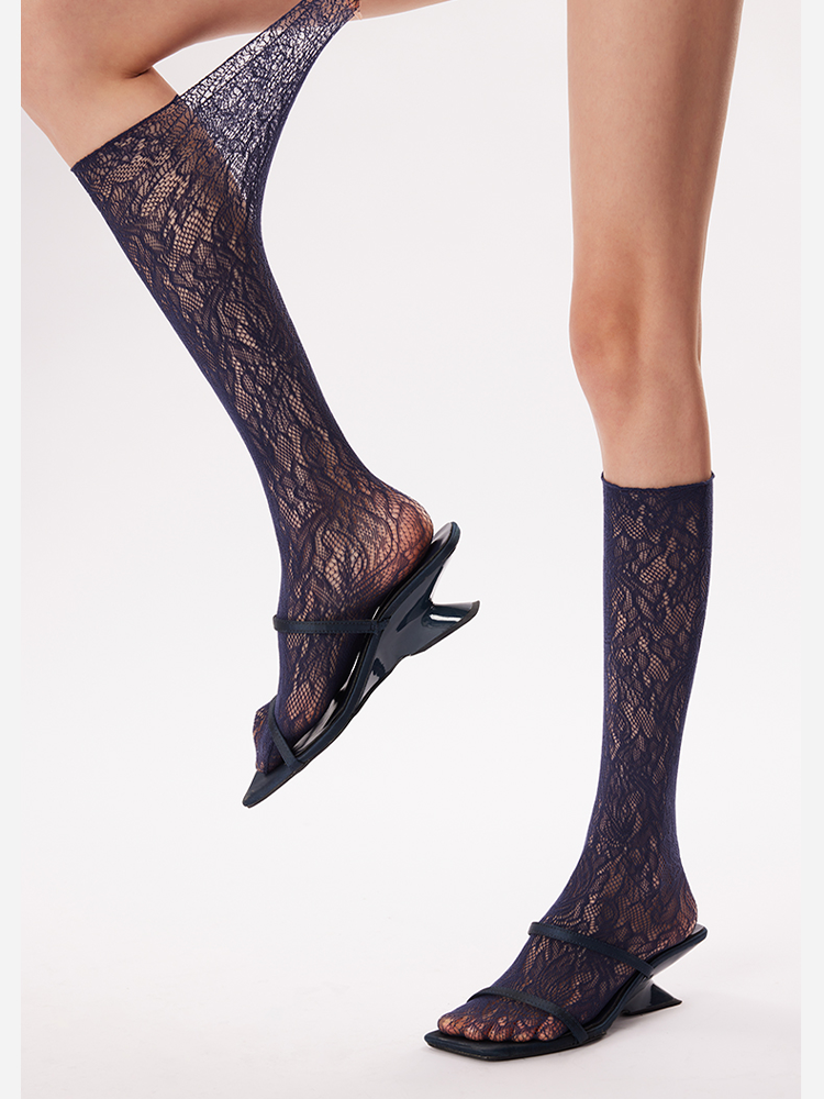 Ballet Lace Crew Socks