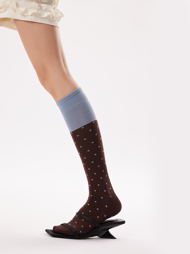 Polka Dot Leg Socks