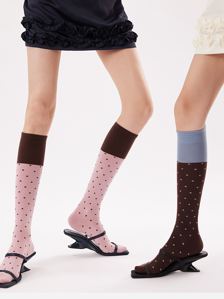 Polka Dot Leg Socks