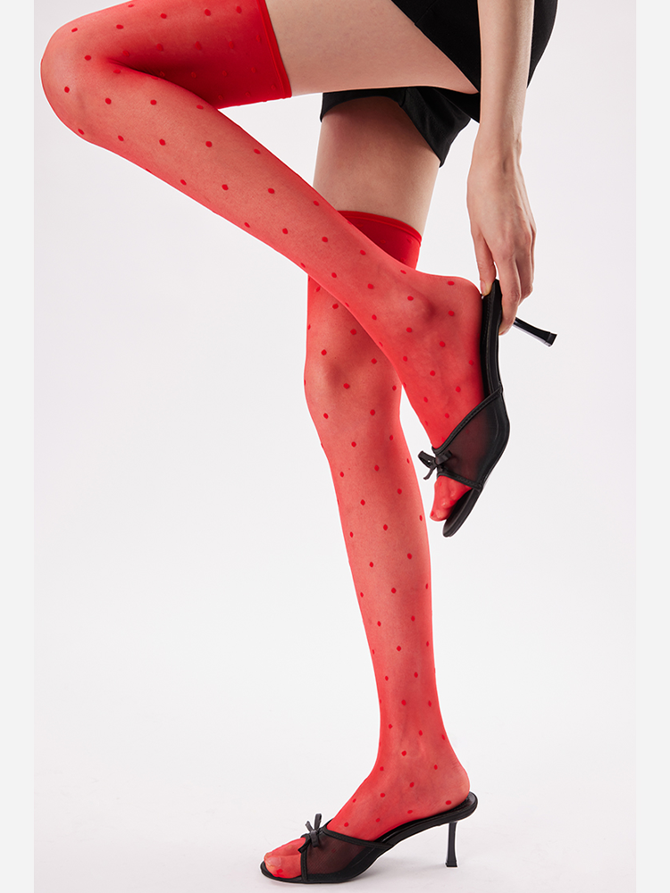 Sexy Overknee Patterned Socks