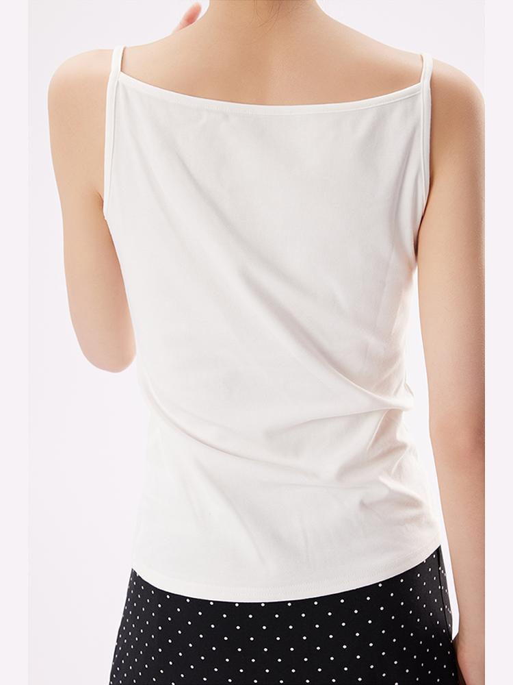 Reversible Spaghetti Strap Tank Top – Black & White