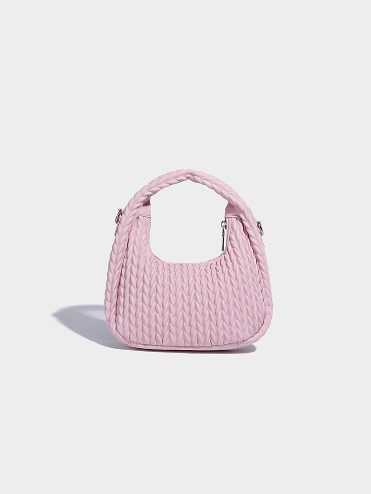 Leather Cloud Hobo Crossbody Bag