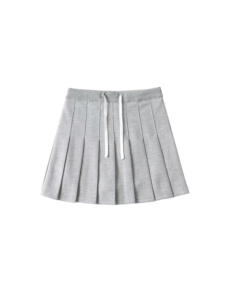 Tennis Pleated Skirt & Sleeveless Polo Top Set