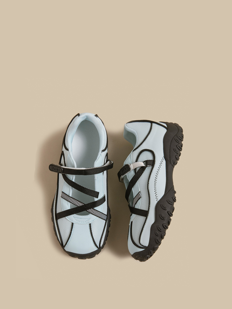 Mesh Sporty Mary Jane Trainers