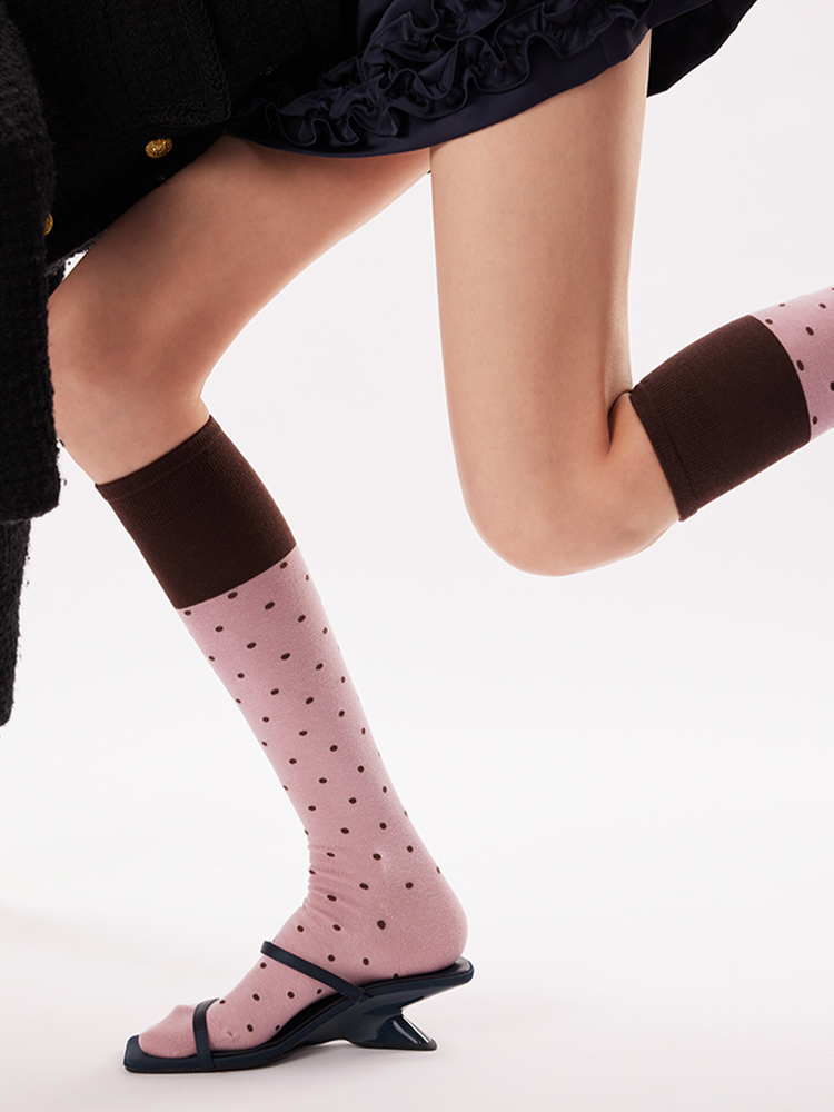 Polka Dot Leg Socks