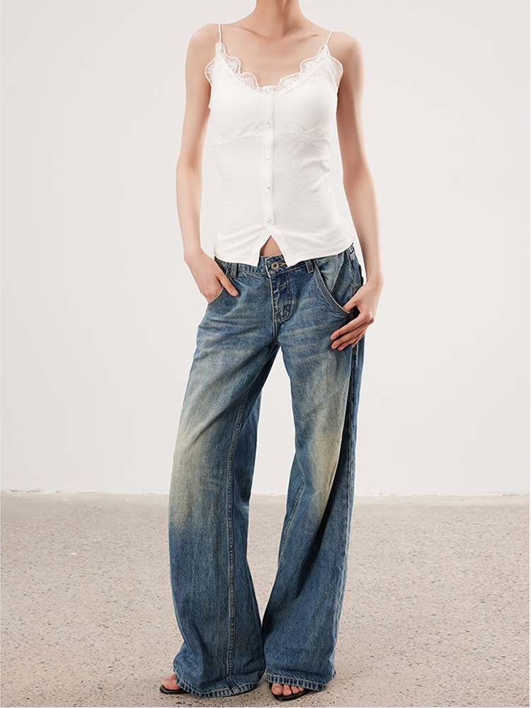 Lace Trim Padded Strap Tank Top – Sweet & Sexy