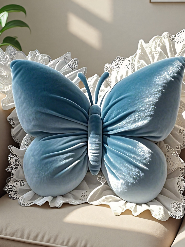 Butterfly Shaped Decorative Pillow for Sofa Bedroom