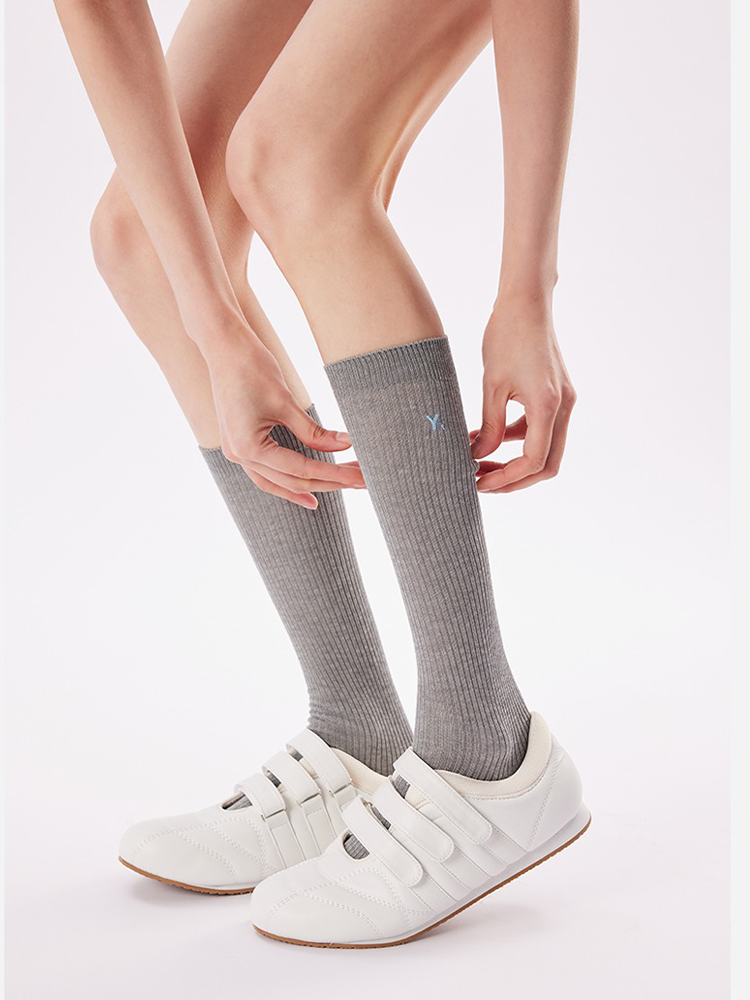 Classic Cotton Knee High Socks Summer Style