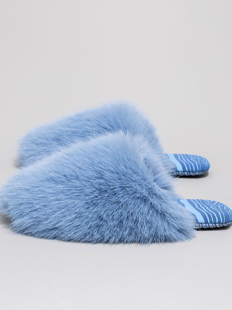 Winter Plush Non Slip Soft Sole Closed-Toe House Slippers