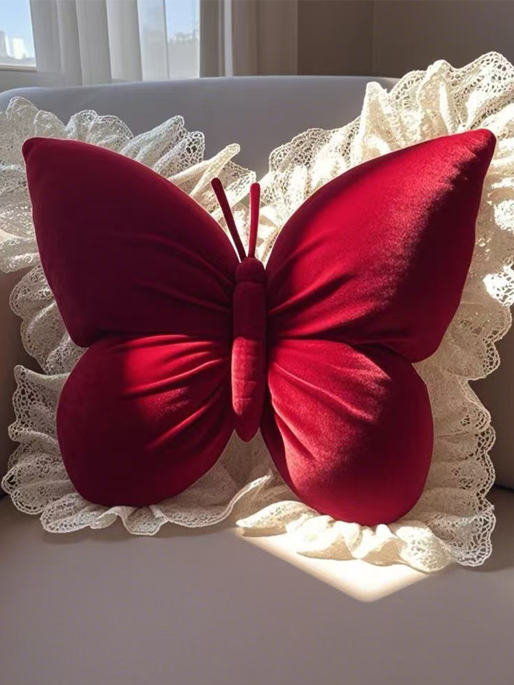 Butterfly Shaped Decorative Pillow for Sofa Bedroom