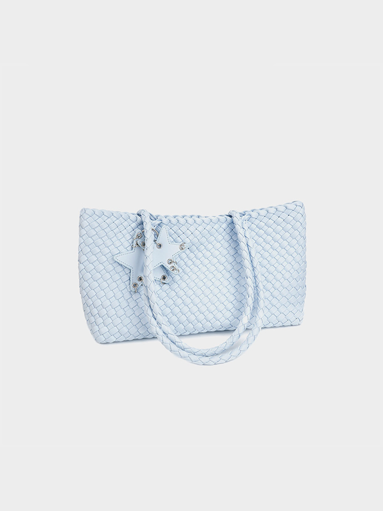 Woven Tote Shoulder Bag