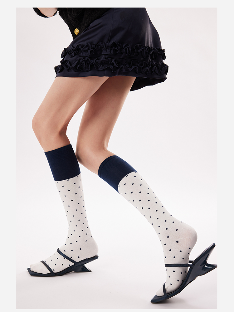 Polka Dot Leg Socks