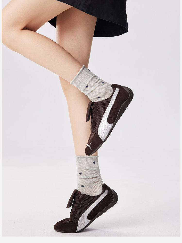 Ballet Dot Ruffle Socks
