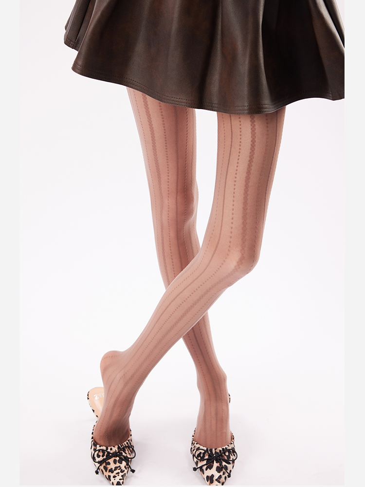 Sheer Polka Dot Tights