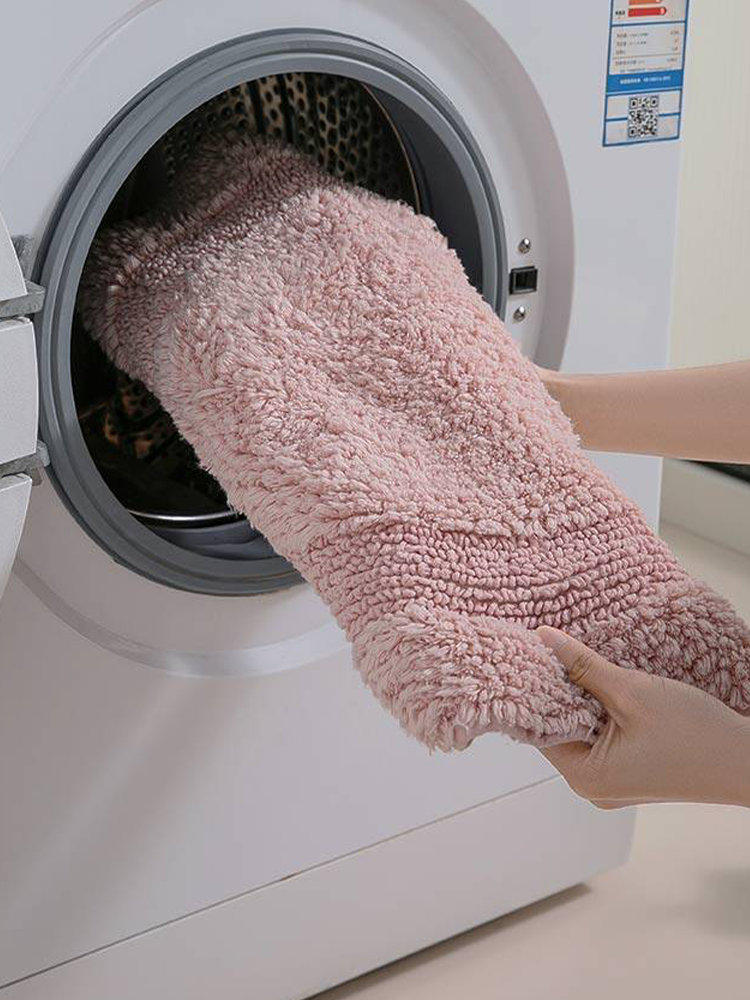 Thick Water Absorbent Anti Slip Shag Rug for Bedroom Bathroom