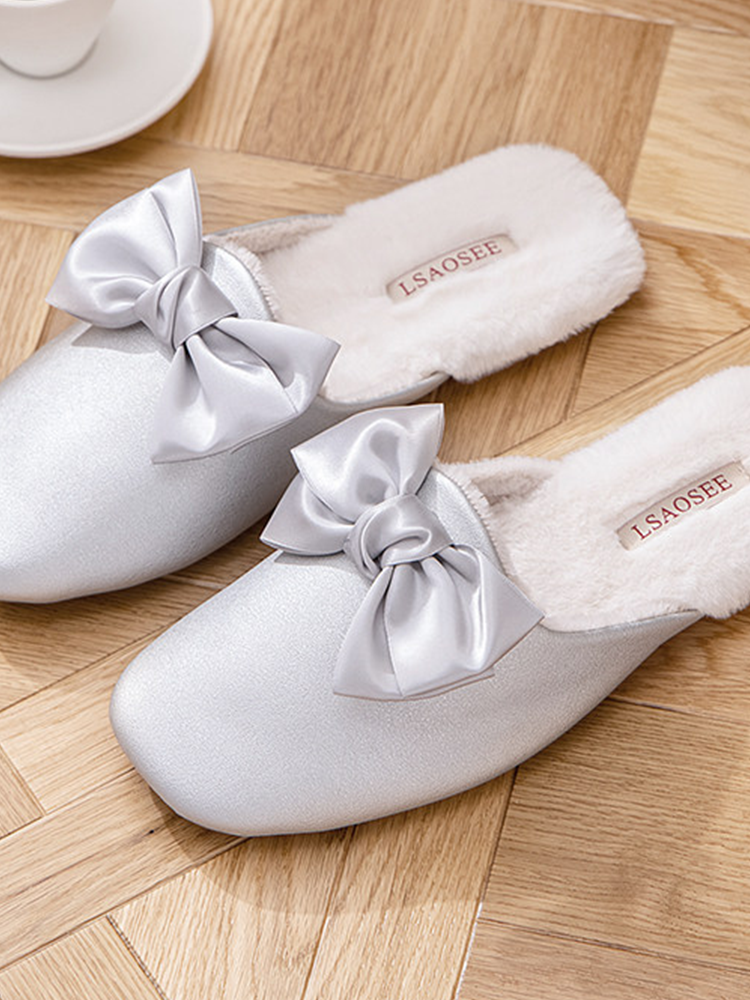 Cotton Plush House Slippers Winter Indoor Non Slip Warm