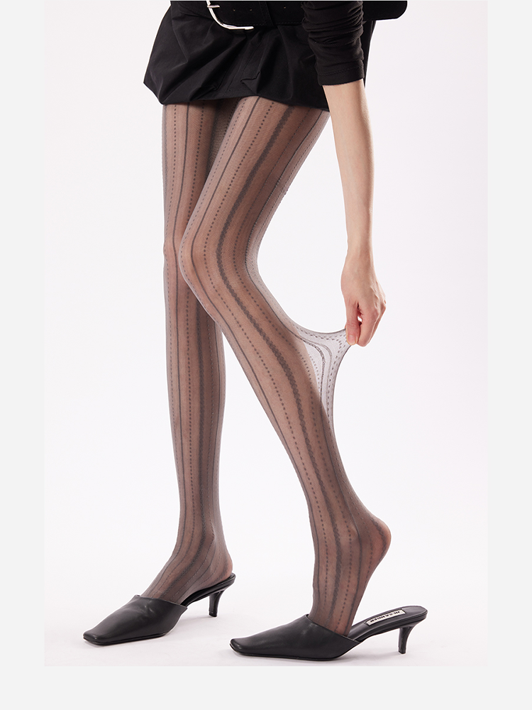 Sheer Polka Dot Tights