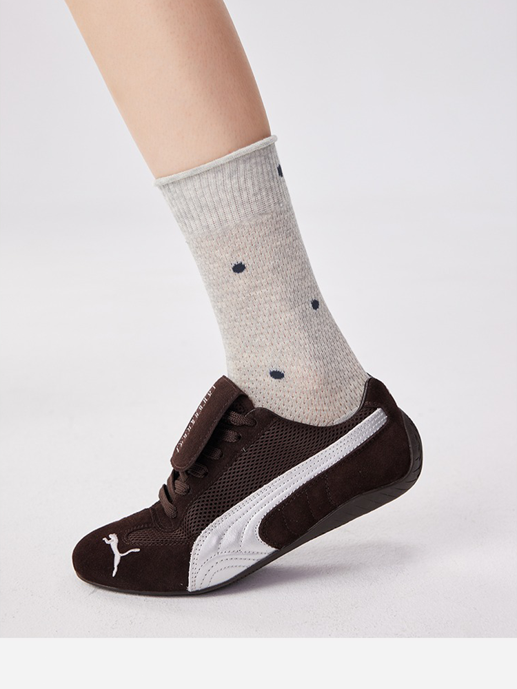 Ballet Dot Ruffle Socks